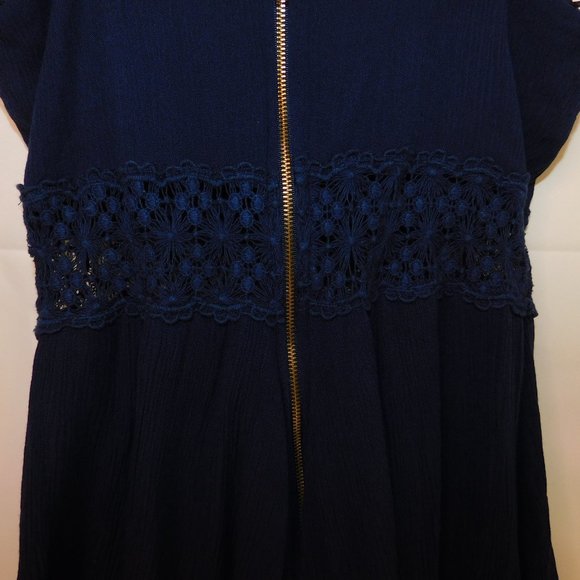 Altar'd State Romper Size Small Crochet Detail Around Waist - Picture 8 of 12